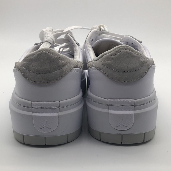 Nike Women's Air Jordan 1 Elevate Low White Neutral Grey DH7004 110 - Picture 4 of 4